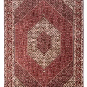 Persisk teppe - Bijar - Royal - 343 x 253 cm - rød