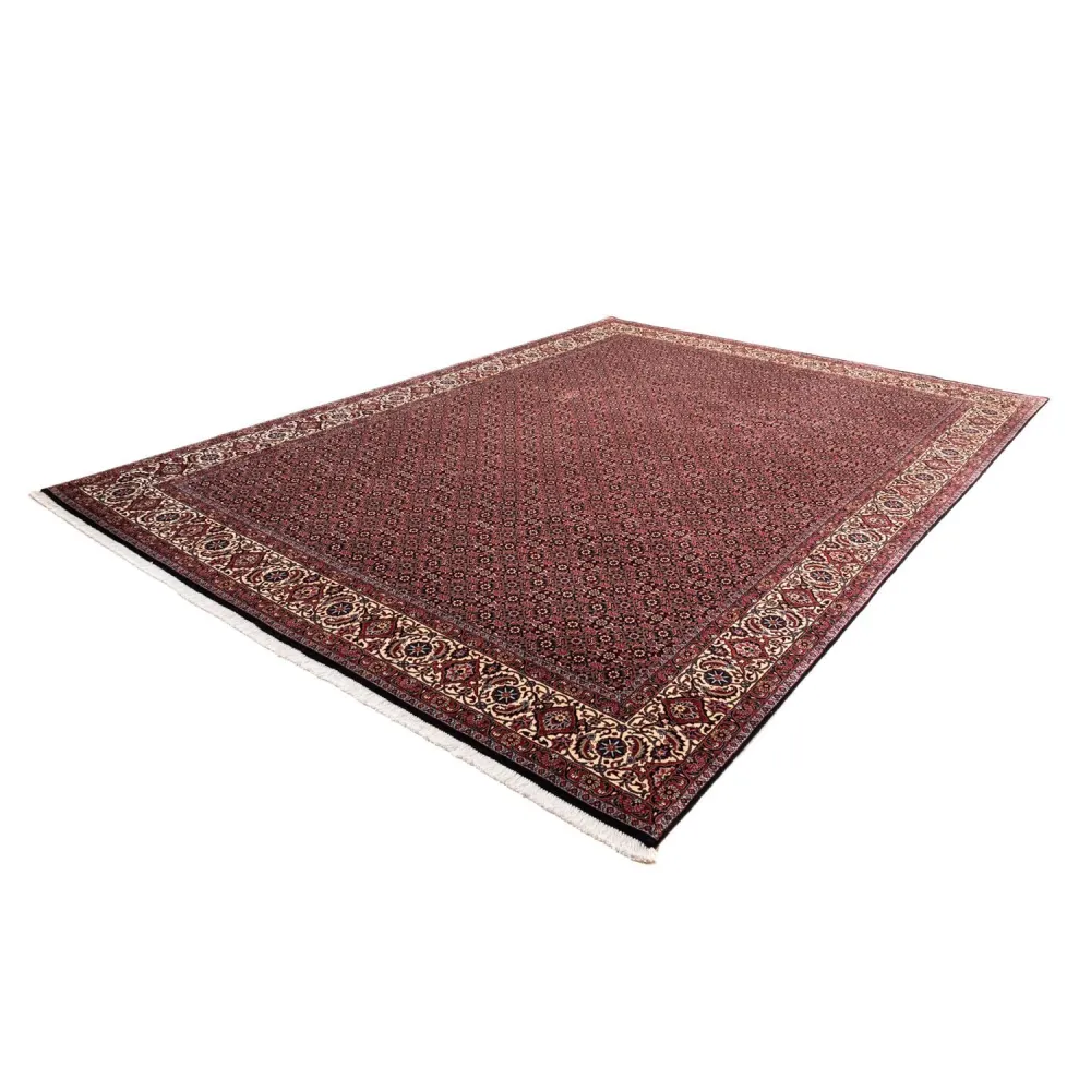 Persisk teppe - Bijar - Royal - 346 x 250 cm - mørk rød