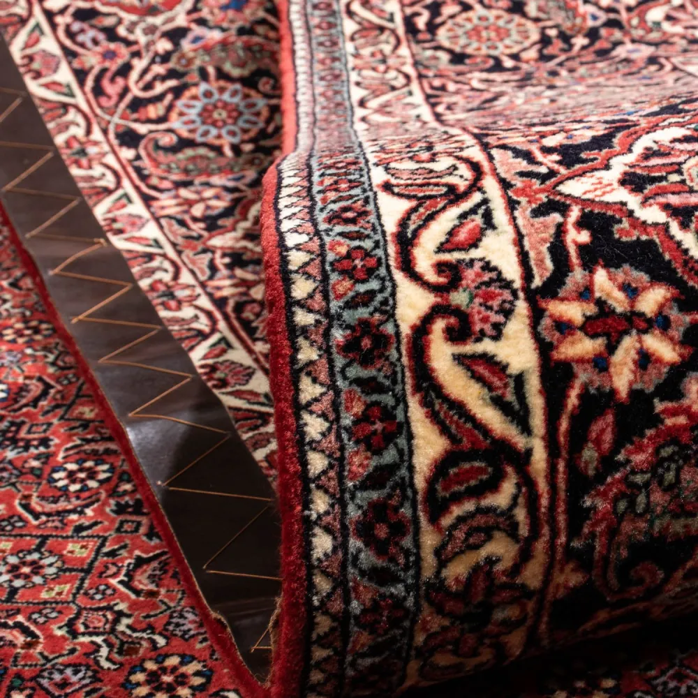 Persisk teppe - Bijar - Royal - 350 x 252 cm - rød