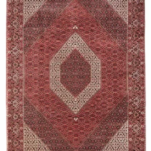 Persisk teppe - Bijar - Royal - 350 x 252 cm - rød