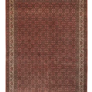 Persisk teppe - Bijar - Royal - 350 x 256 cm - mørk rød