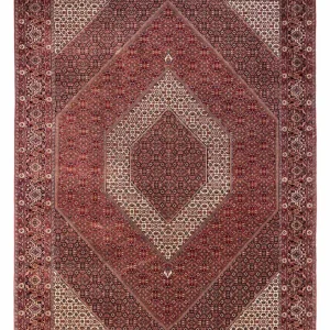 Persisk teppe - Bijar - Royal - 352 x 254 cm - rød