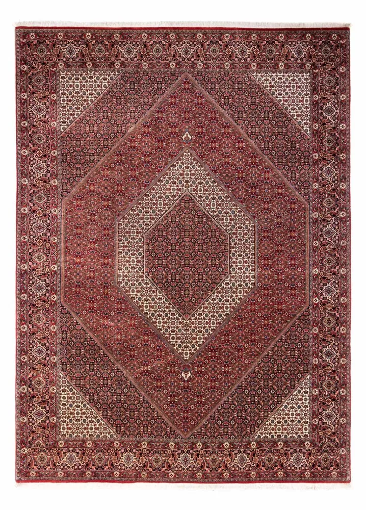 Persisk teppe - Bijar - Royal - 352 x 254 cm - rød