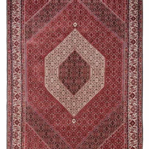 Persisk teppe - Bijar - Royal - 360 x 253 cm - rød