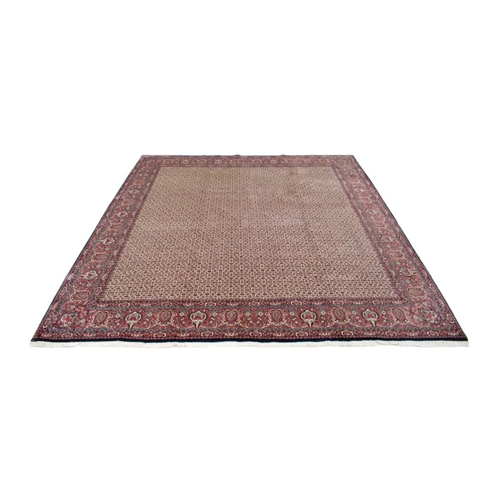 Persisk teppe - Bijar - Royal square - 366 x 348 cm - beige
