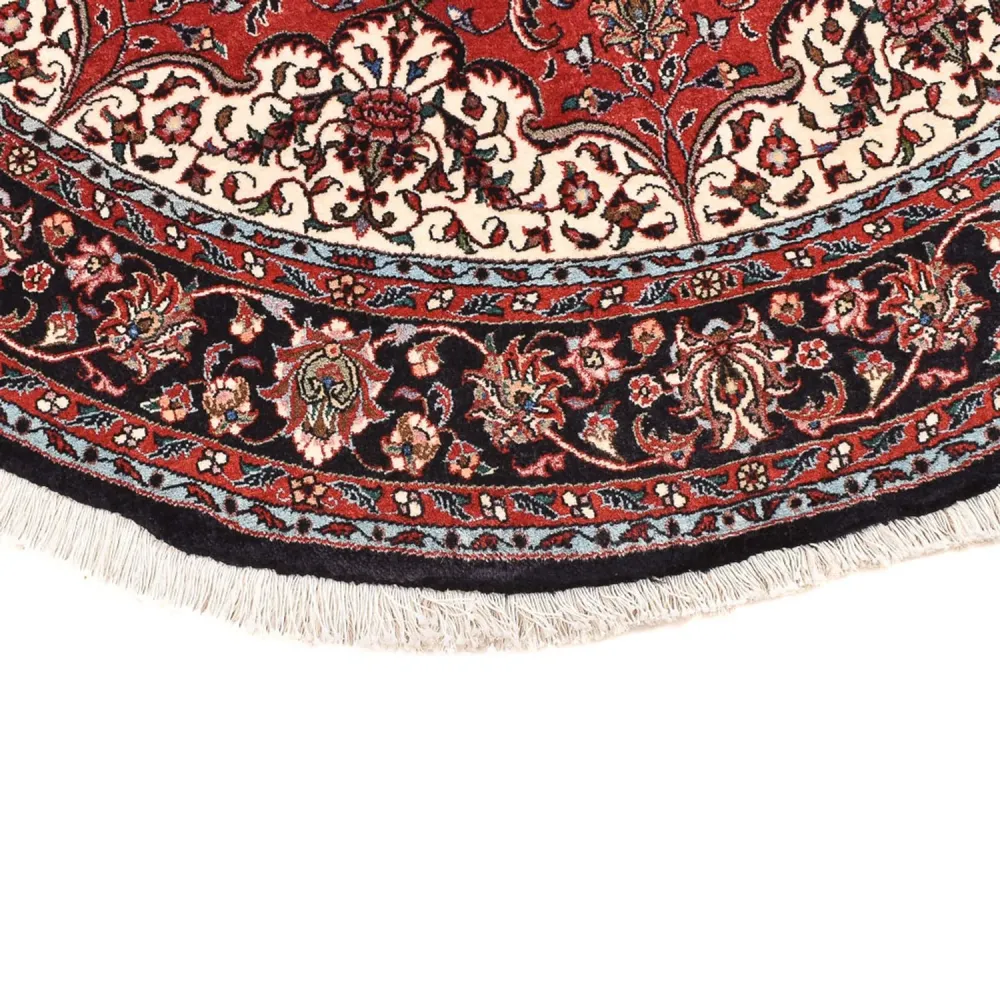 Persisk teppe - Bijar rundt - 150 x 150 cm - rød