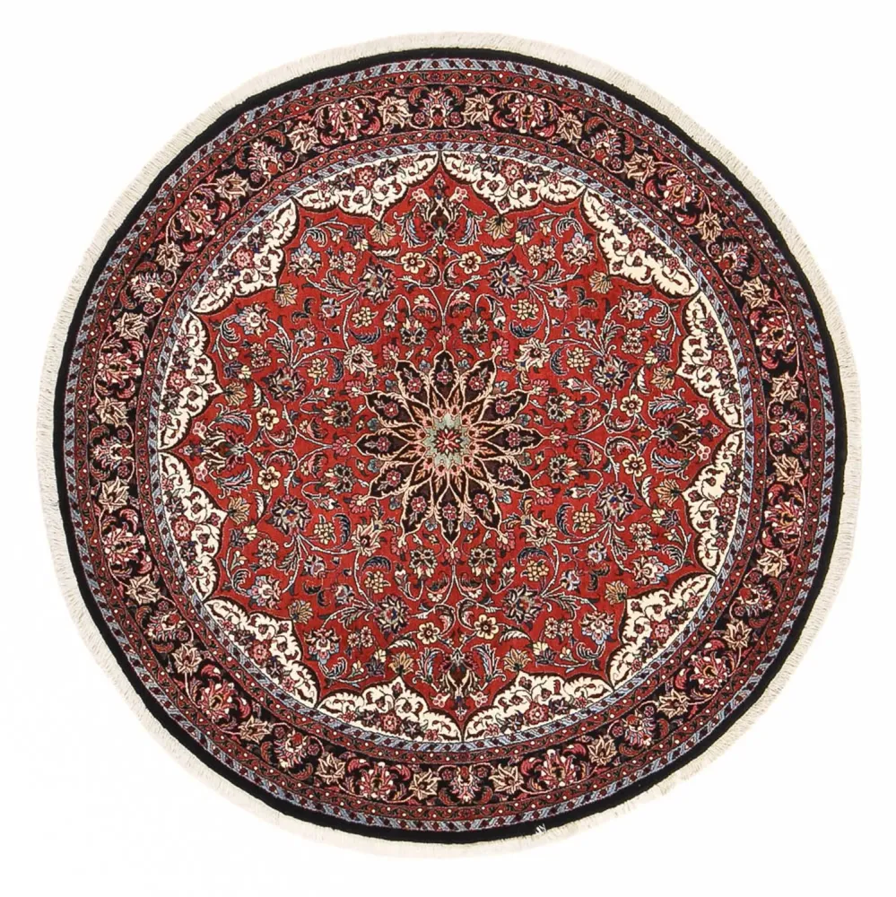 Persisk teppe - Bijar rundt - 150 x 150 cm - rød