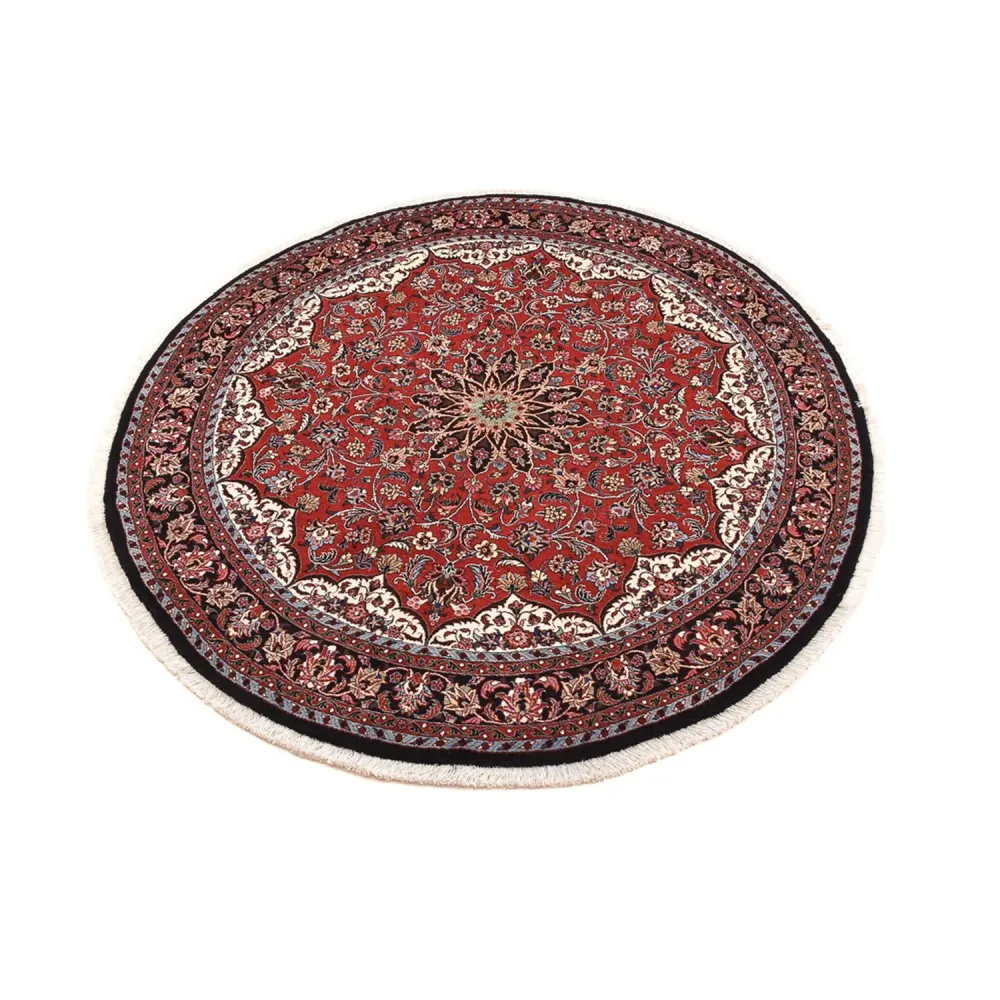Persisk teppe - Bijar rundt - 150 x 150 cm - rød