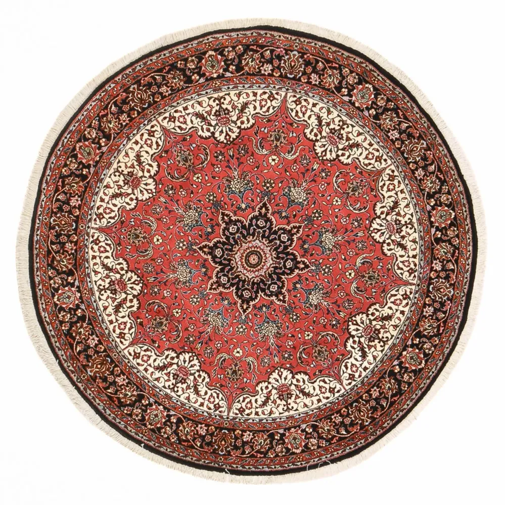 Persisk teppe - Bijar rundt - 150 x 150 cm - rød