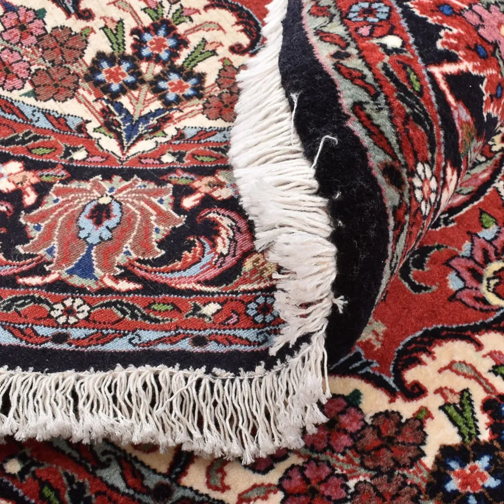 Persisk teppe - Bijar rundt - 150 x 150 cm - rød