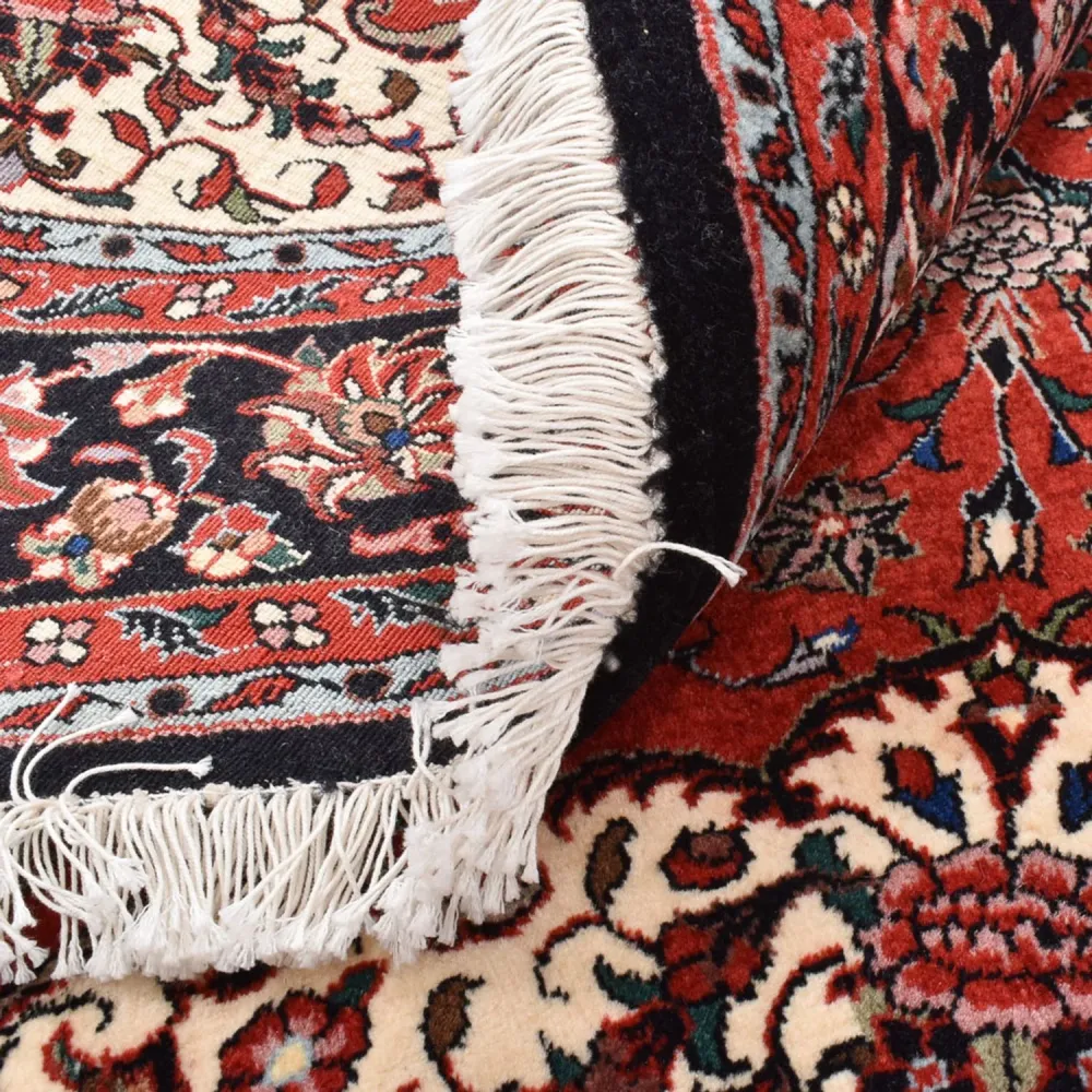 Persisk teppe - Bijar rundt - 150 x 150 cm - rød