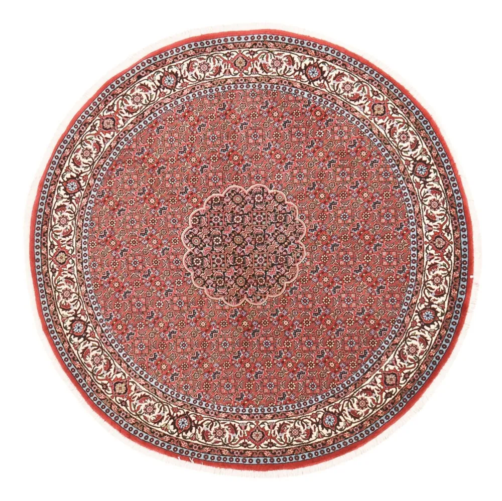 Persisk teppe - Bijar rundt - 150 x 150 cm - rust