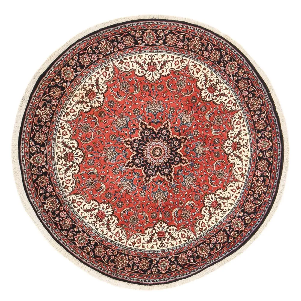 Persisk teppe - Bijar rundt - 150 x 150 cm - rød