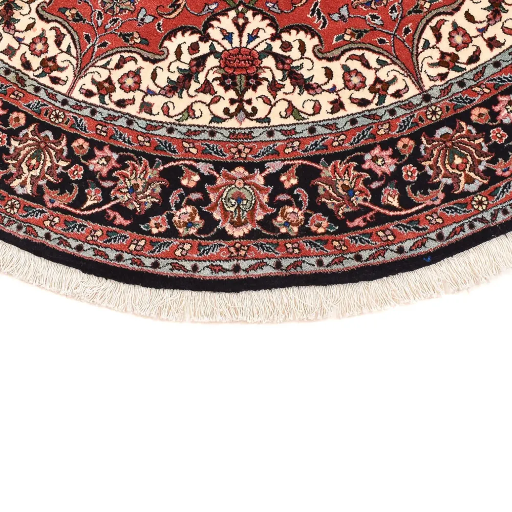 Persisk teppe - Bijar rundt - 150 x 150 cm - rød
