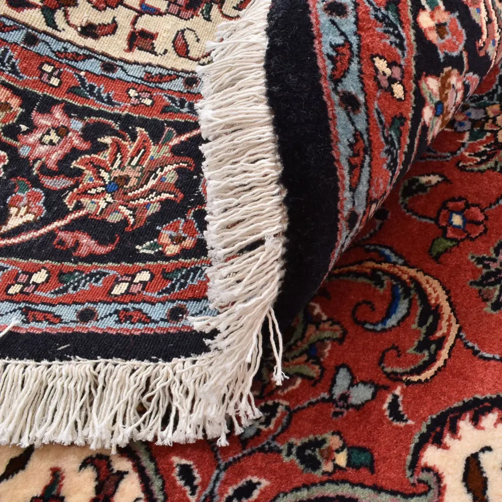 Persisk teppe - Bijar rundt - 150 x 150 cm - rød