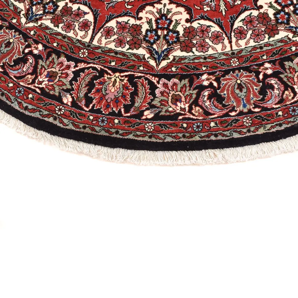 Persisk teppe - Bijar rundt - 150 x 150 cm - rød