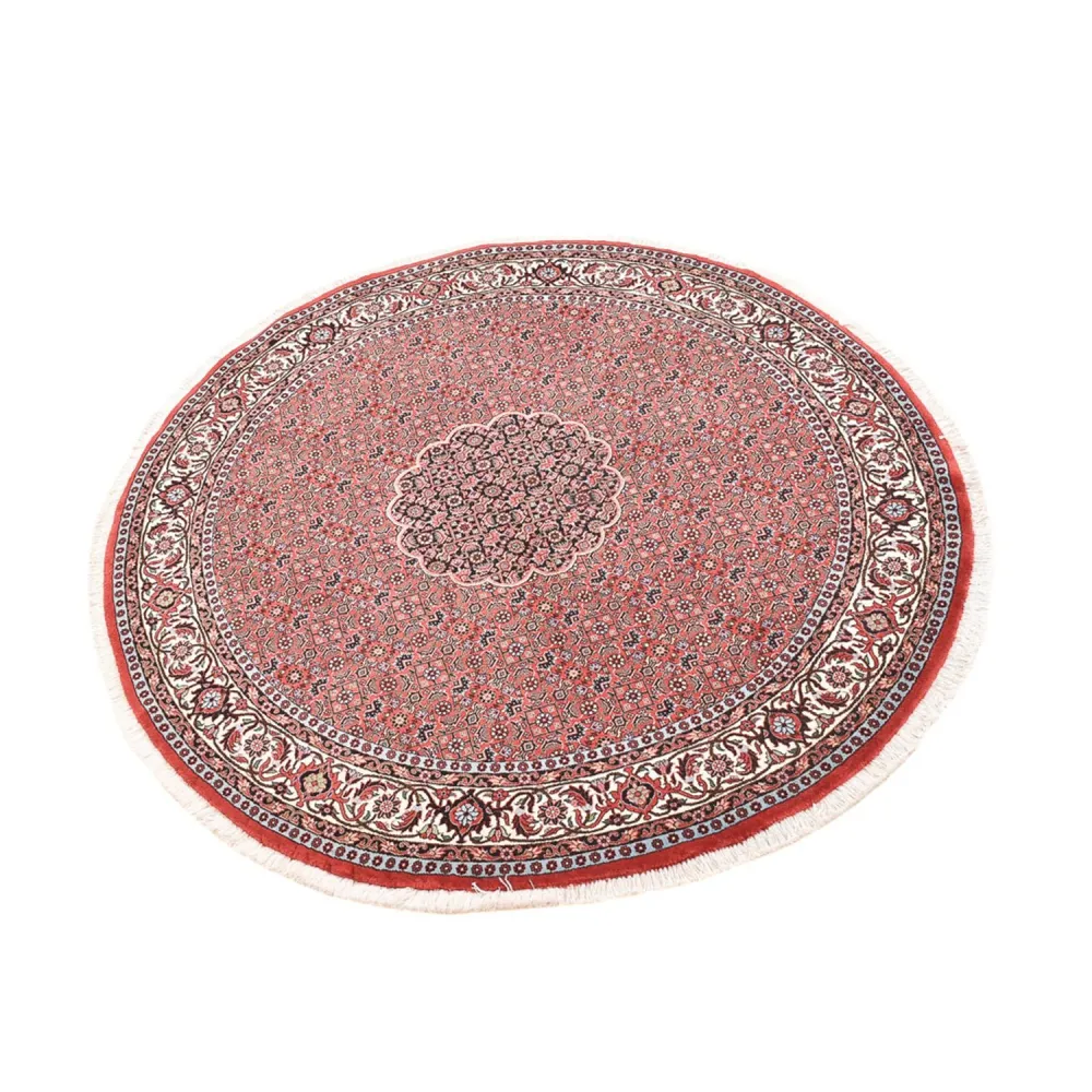Persisk teppe - Bijar rundt - 150 x 150 cm - rust