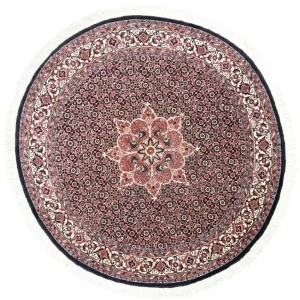 Persisk teppe - Bijar rundt - 155 x 155 cm - blå
