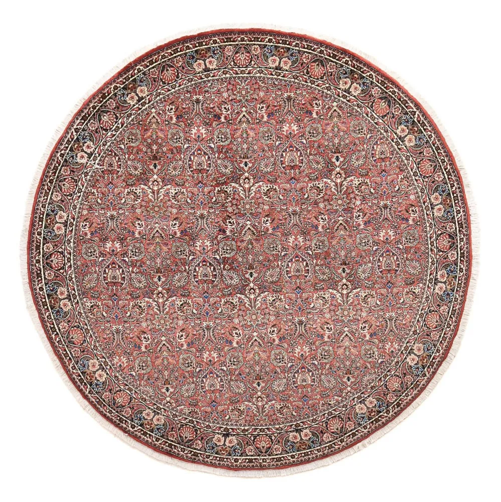 Persisk teppe - Bijar rundt - 250 x 250 cm - rust