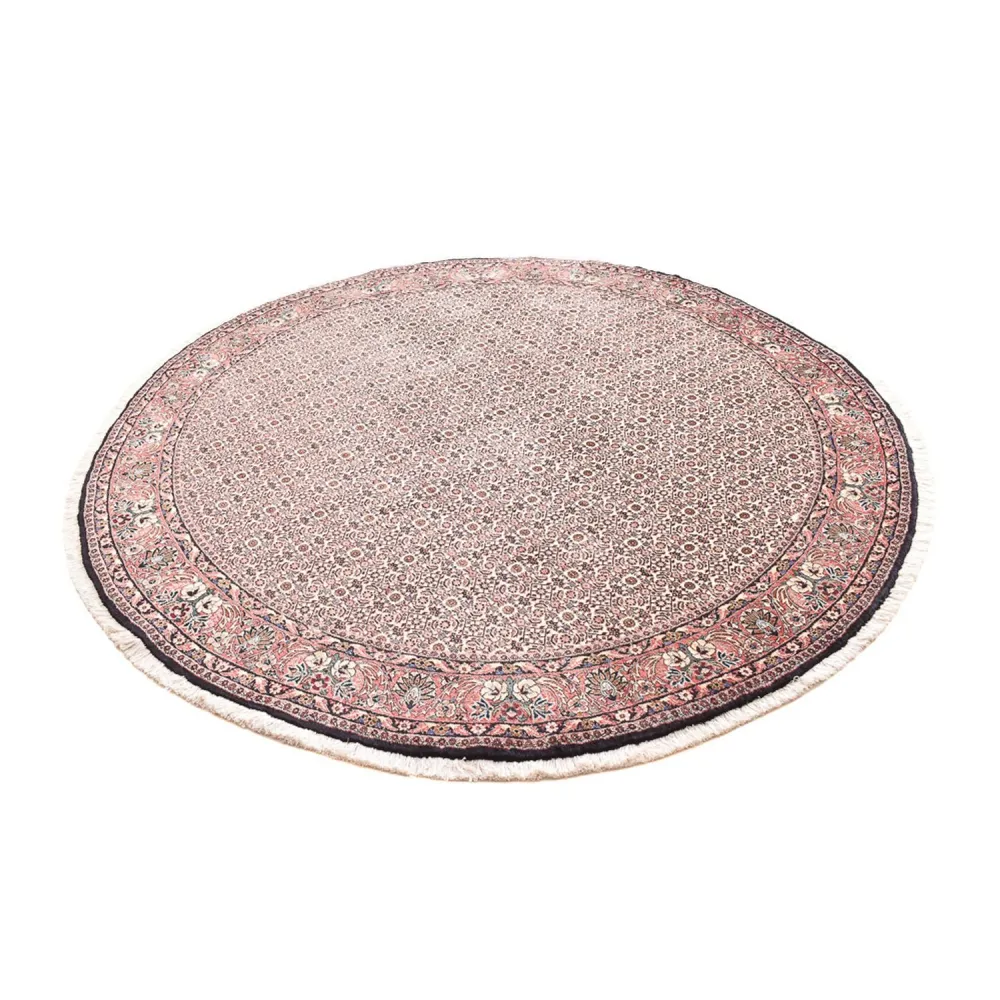 Persisk teppe - Bijar rundt - 250 x 250 cm - rust
