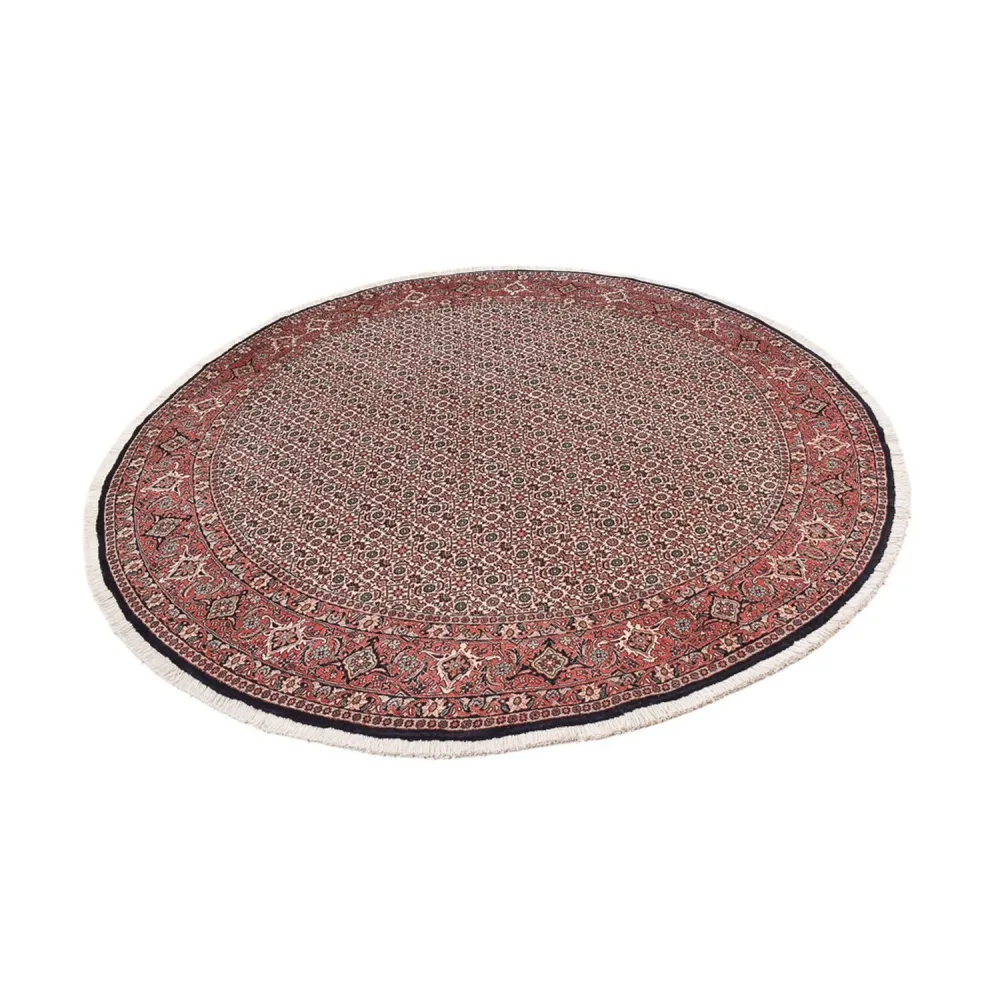 Persisk teppe - Bijar rundt - 250 x 250 cm - rust