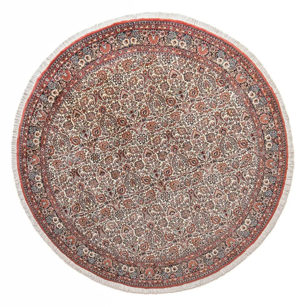 Persisk teppe - Bijar rundt - 250 x 250 cm - rust