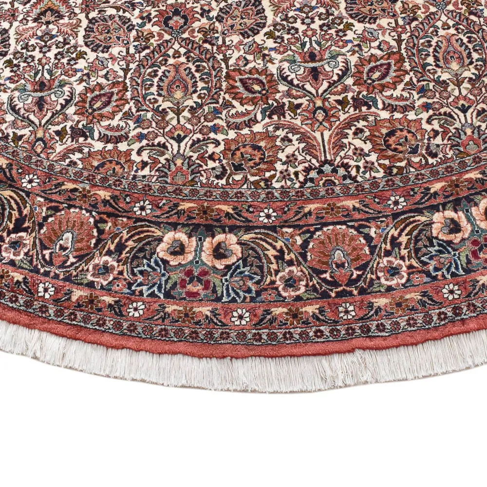 Persisk teppe - Bijar rundt - 250 x 250 cm - rust