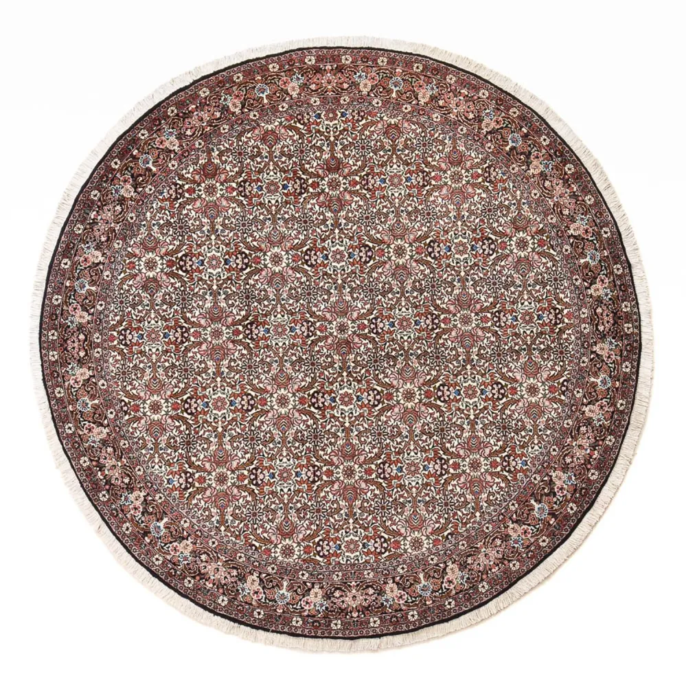 Persisk teppe - Bijar rundt - 250 x 250 cm - rust