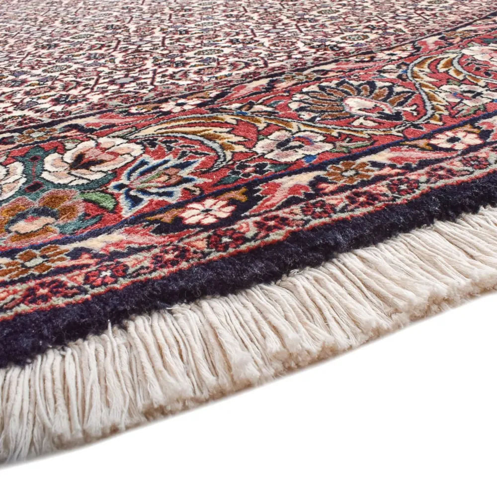 Persisk teppe - Bijar rundt - 250 x 250 cm - lysegrå