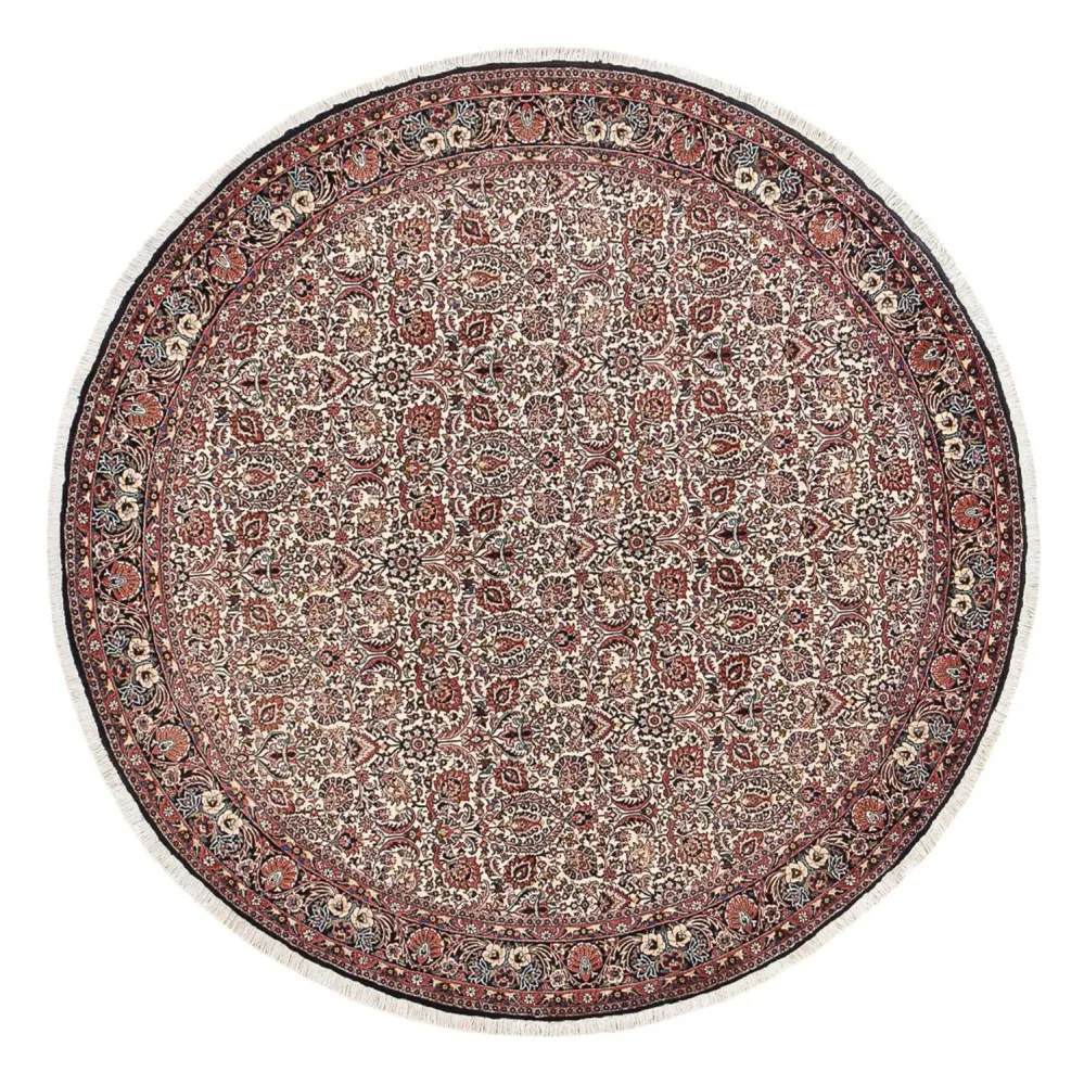 Persisk teppe - Bijar rundt - 250 x 250 cm - rust