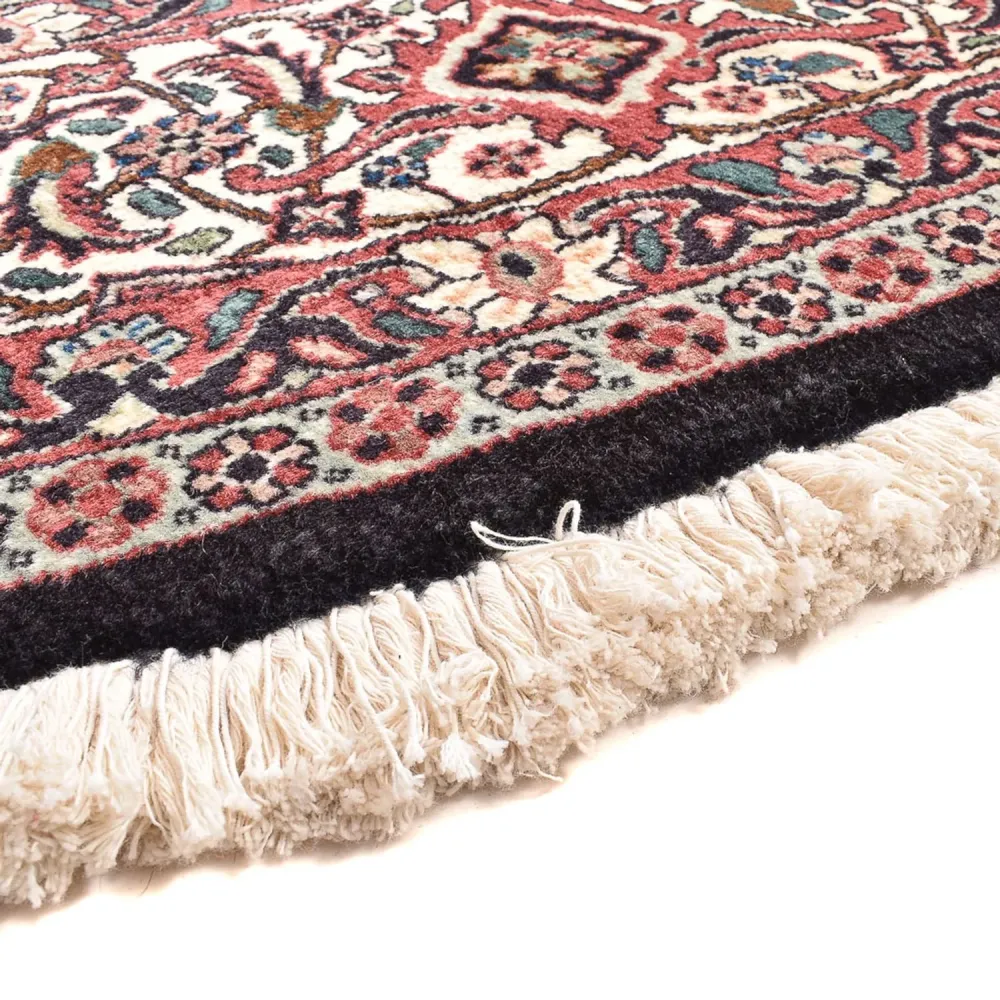Persisk teppe - Bijar rundt - 250 x 250 cm - lys rød