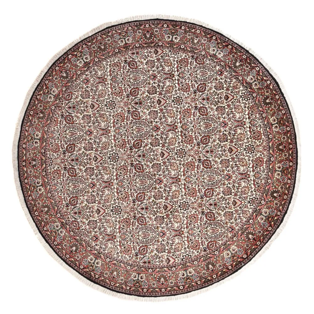 Persisk teppe - Bijar rundt - 250 x 250 cm - rust