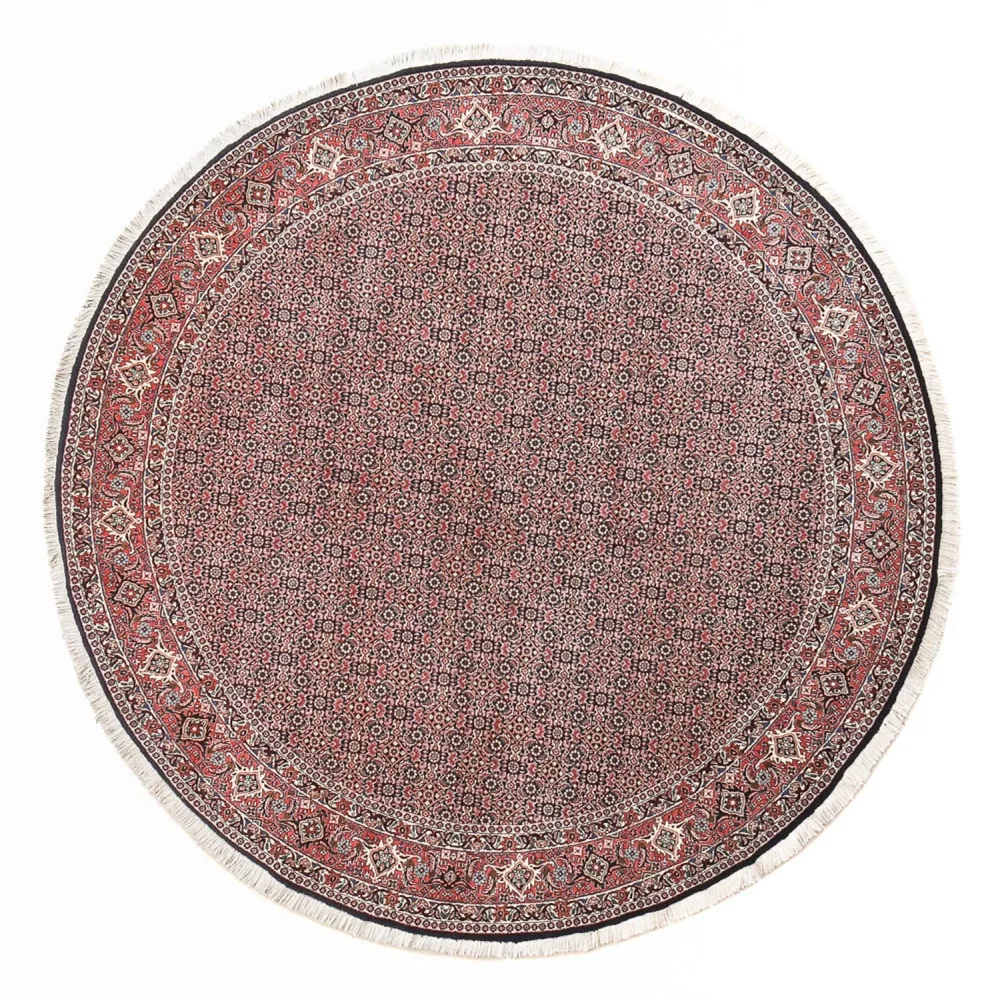 Persisk teppe - Bijar rundt - 255 x 255 cm - rust