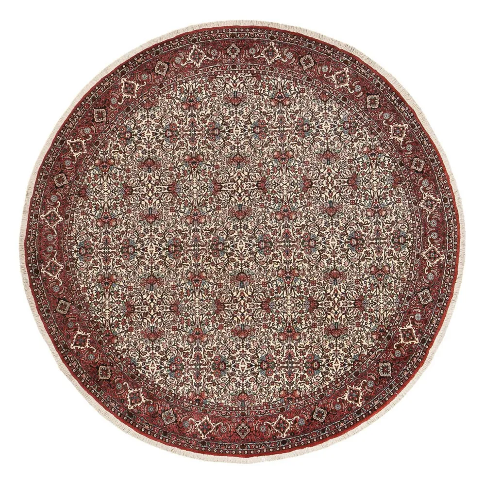 Persisk teppe - Bijar rundt - 300 x 300 cm - rust