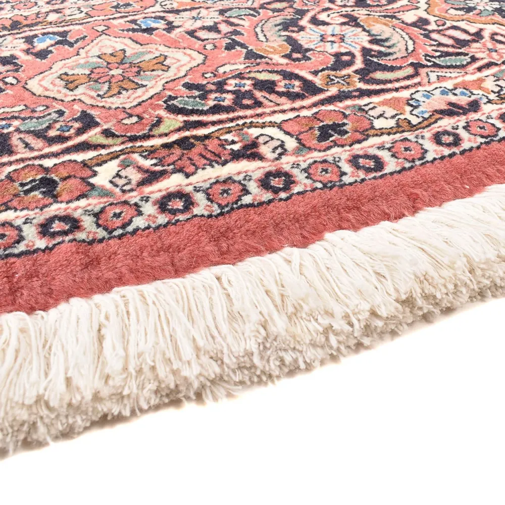 Persisk teppe - Bijar rundt - 300 x 300 cm - lys rød