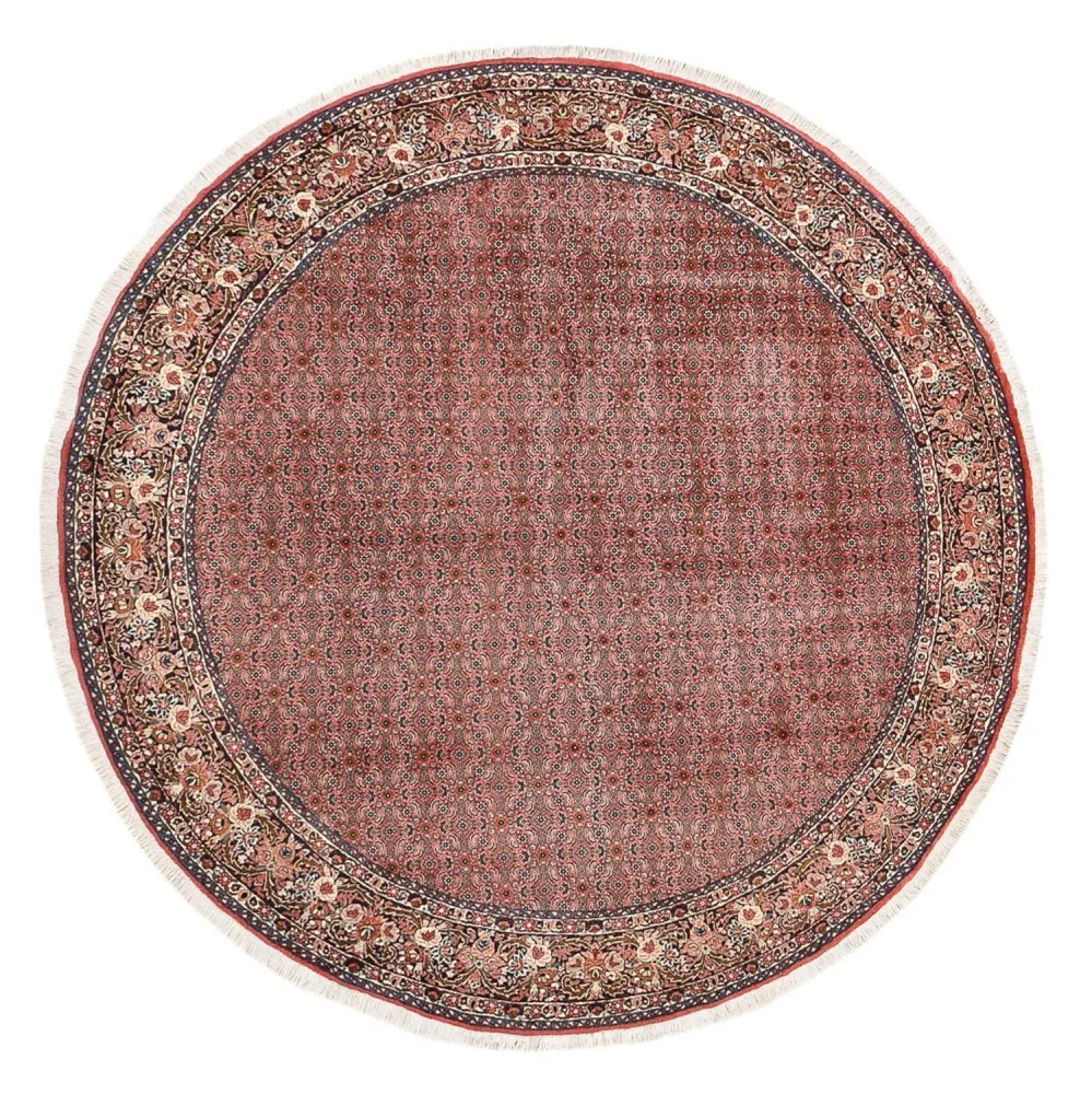 Persisk teppe - Bijar rundt - 300 x 300 cm - rust