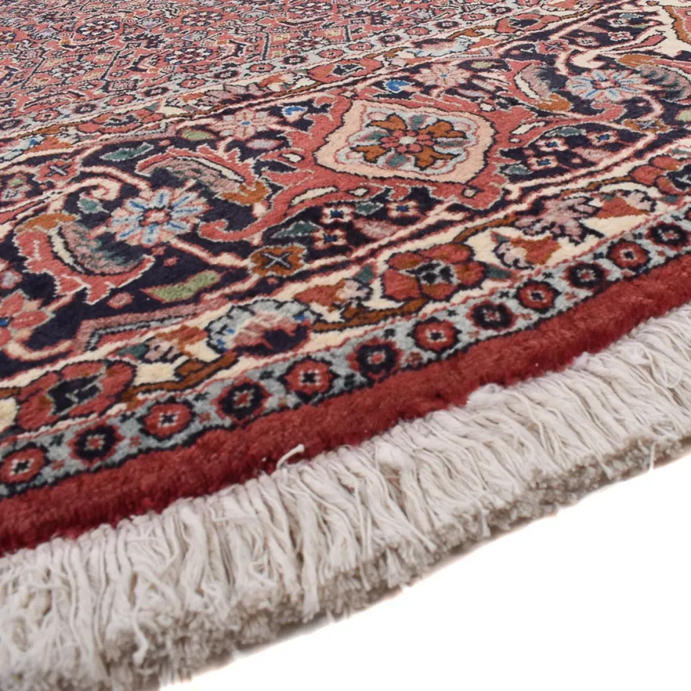 Persisk teppe - Bijar rundt - 300 x 300 cm - lys rød