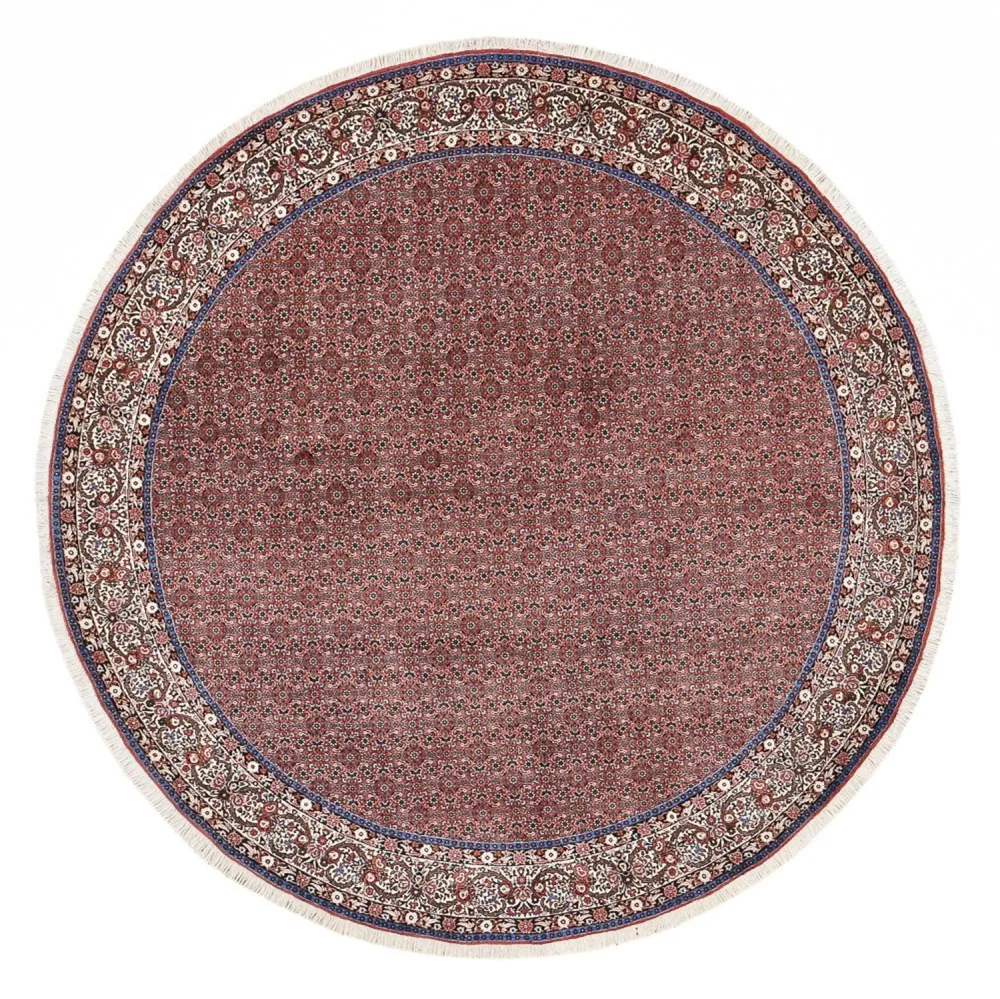 Persisk teppe - Bijar rundt - 300 x 300 cm - rust