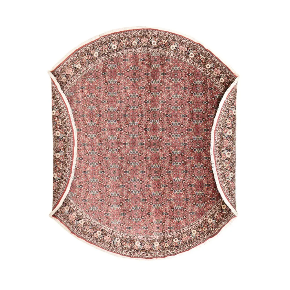 Persisk teppe - Bijar rundt - 400 x 400 cm - rust