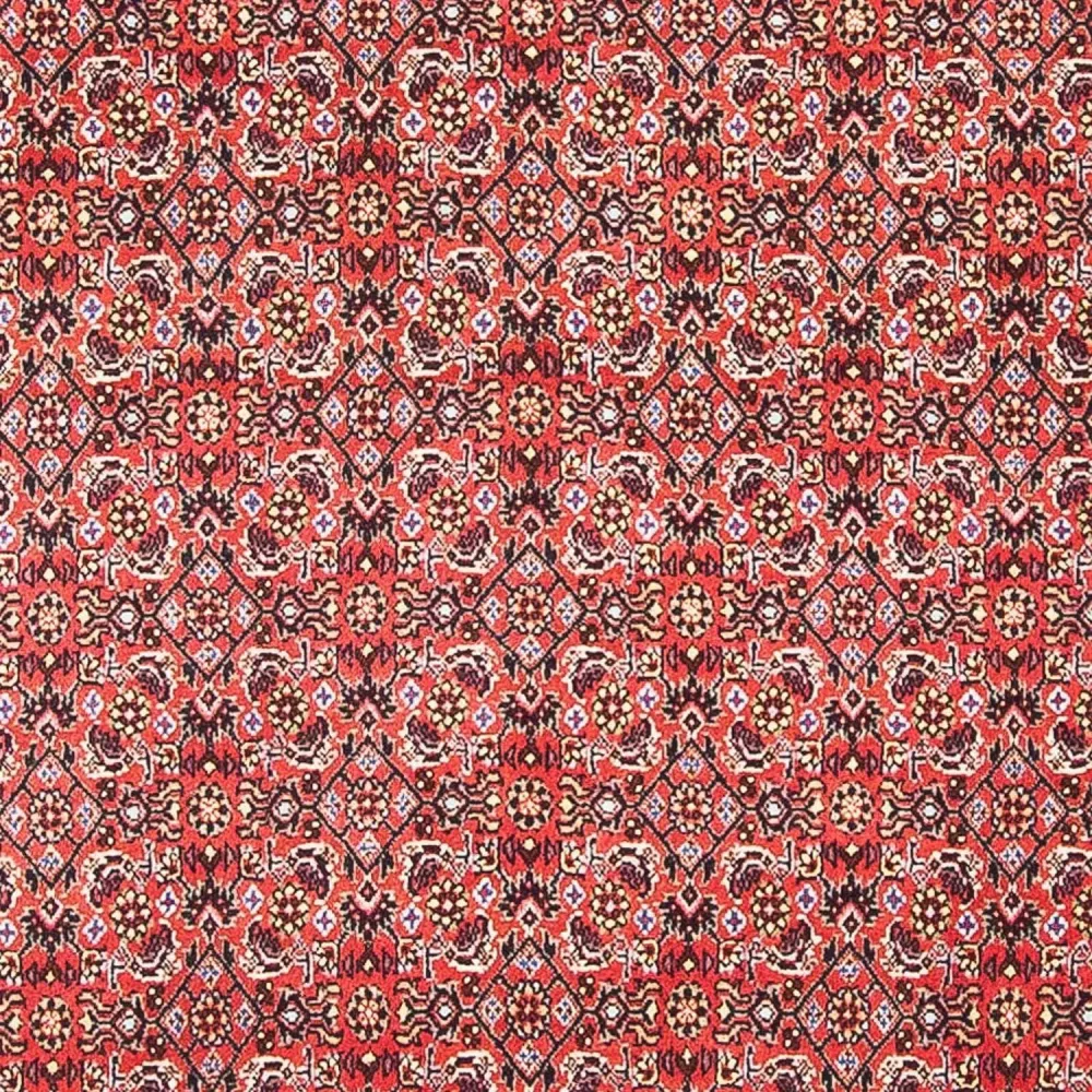 Persisk teppe - Bijar square - 105 x 101 cm - rød