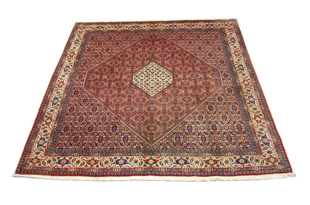 Persisk teppe - Bijar square - 260 x 247 cm - brun