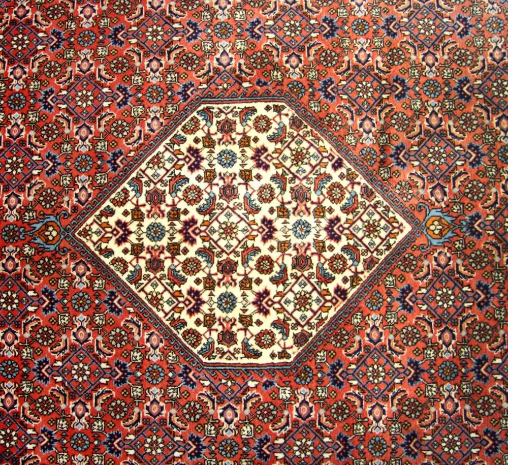 Persisk teppe - Bijar square - 260 x 247 cm - brun