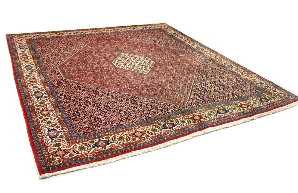 Persisk teppe - Bijar square - 260 x 247 cm - brun