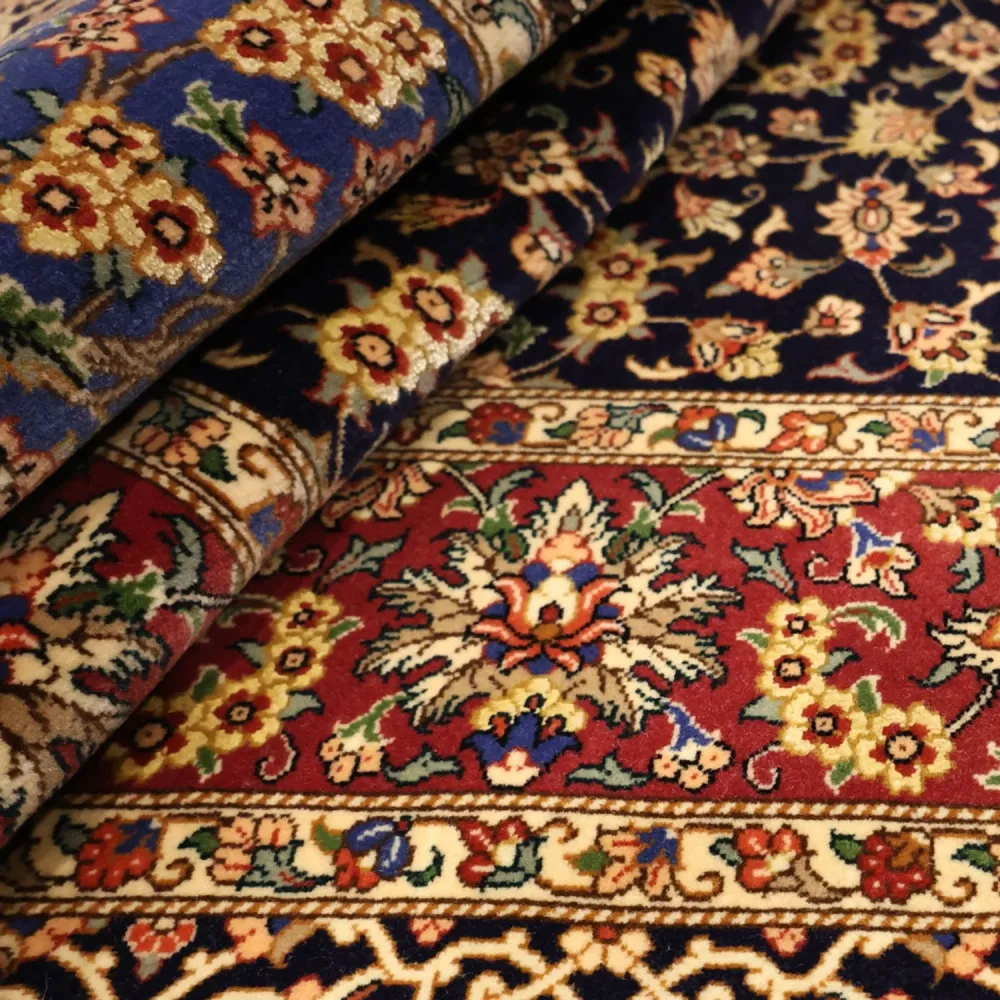 Persisk teppe - Ghom - 154 x 100 cm - mørk beige