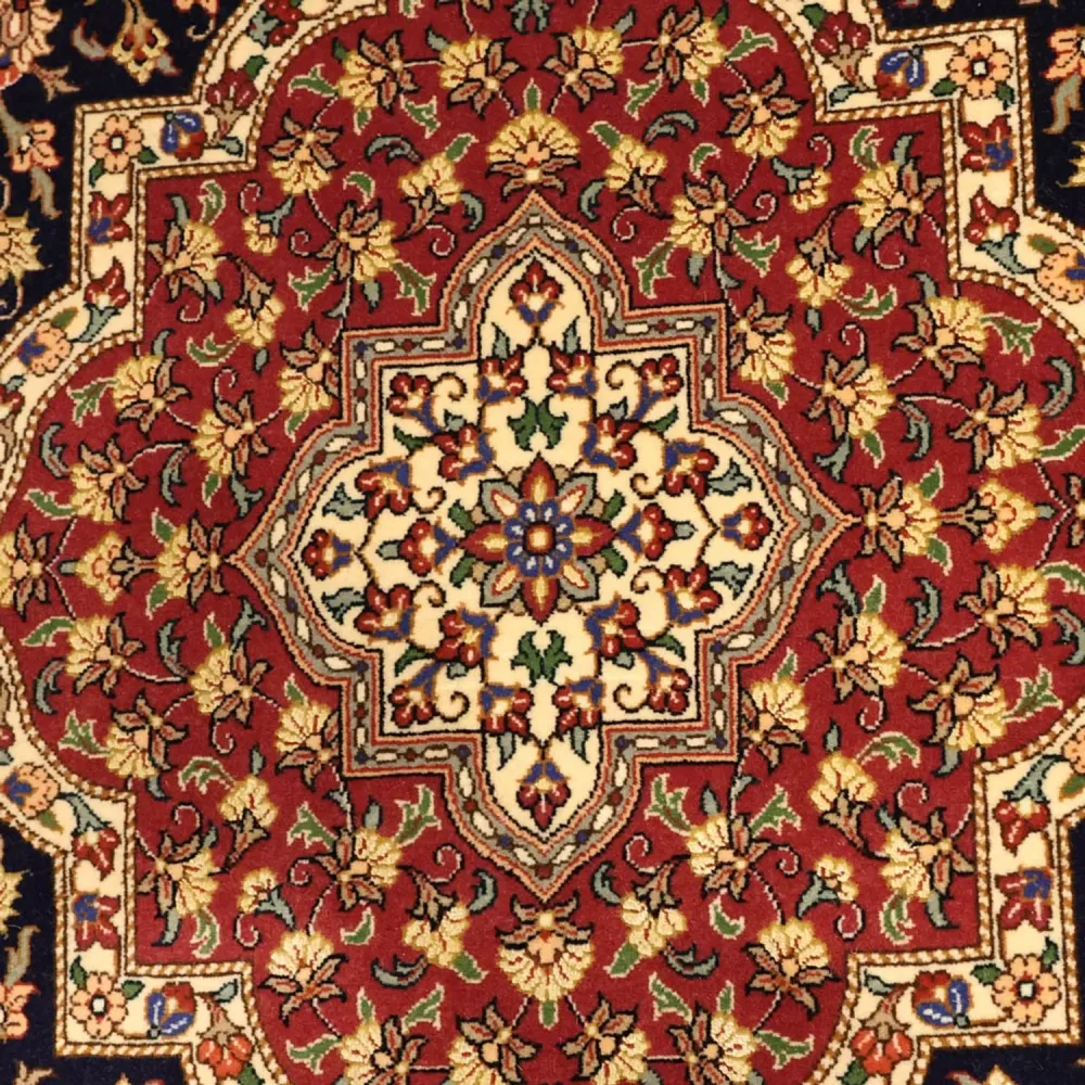 Persisk teppe - Ghom - 154 x 100 cm - mørk beige