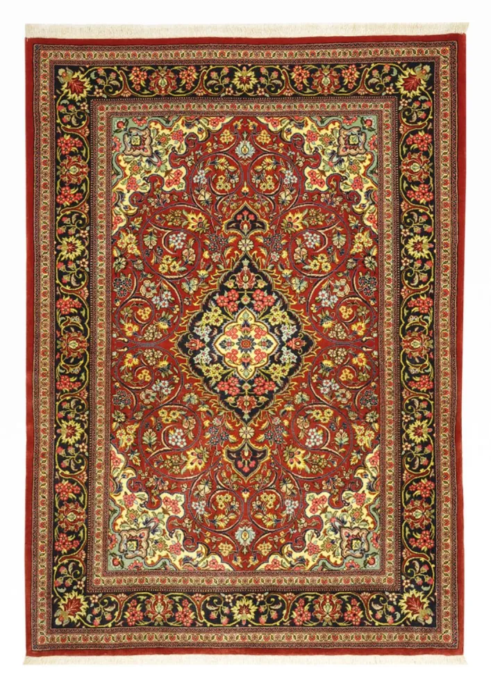 Persisk teppe - Ghom - 158 x 114 cm - rød