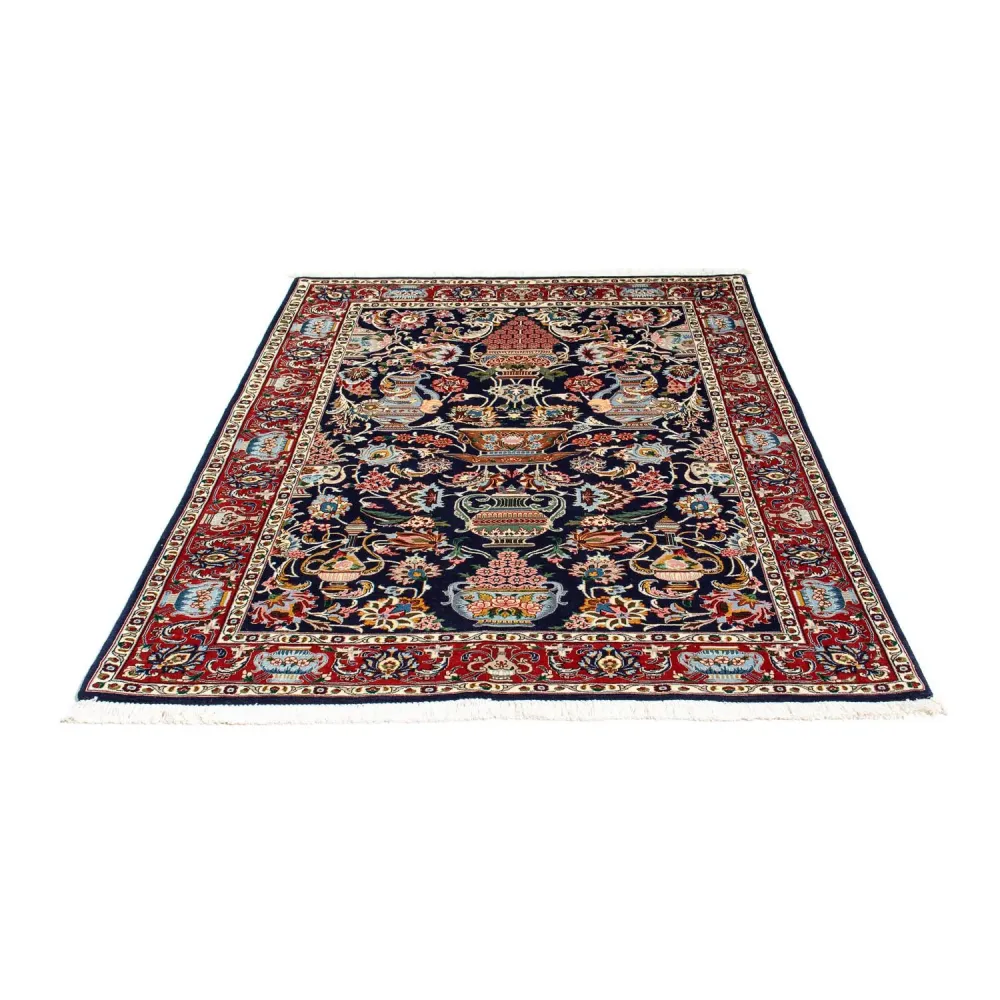 Persisk teppe - Ghom - 188 x 135 cm - mørkeblå
