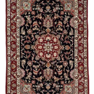 Persisk teppe - Ghom - 201 x 138 cm - mørkeblå