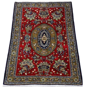 Persisk teppe - Ghom - 97 x 78 cm - rød