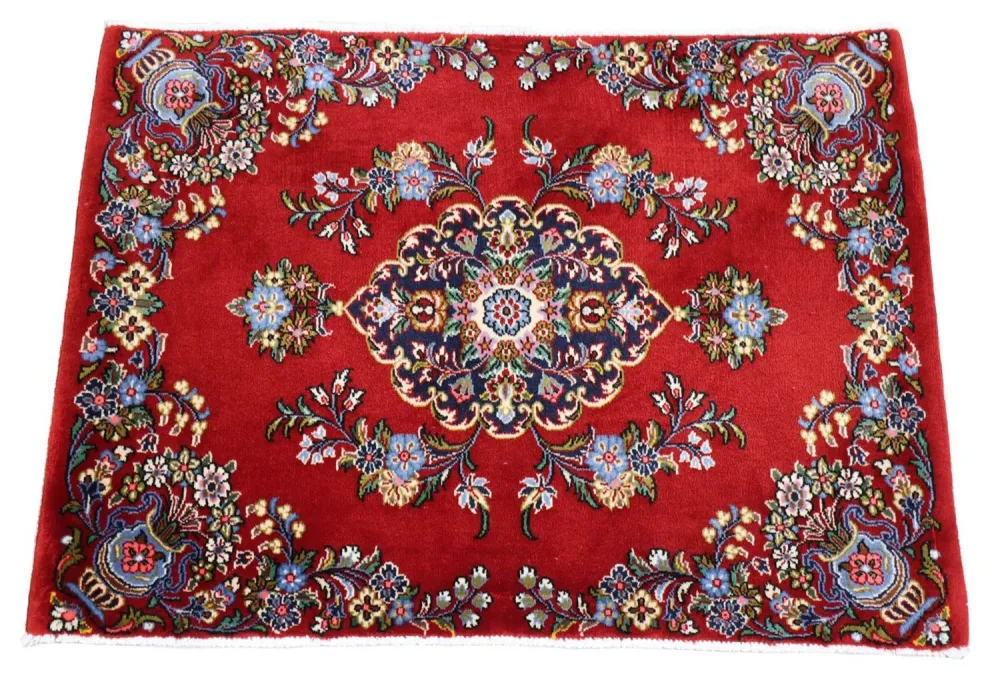 Persisk teppe - Ghom - 98 x 70 cm - rød